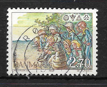 Danmark - AFA 802x - Stemplet