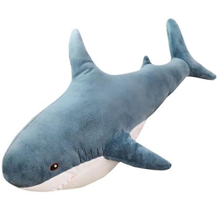 Sarjakuva Shark Pehmolelu 45 cm Ocean Vesieläimet Hainukke Lasten Pehmolelu Syntymäpäivälahja Blue