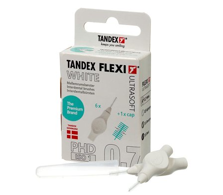 Tandex FLEXI Mellemrumsbørste White, Medicin & Pleje, Mund & Tandpleje, Tandstikker