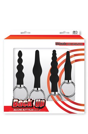 Kjøp NMC Back Up Butt Plug Kit Black - Anaplugger pakke | God pris