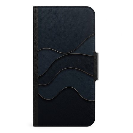 Naive iPhone 13 Pro Plånboksfodral - Golden Waves