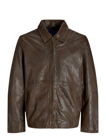 Jack & Jones | Jorcrincle Leather Jkt Styd Aw24 | S