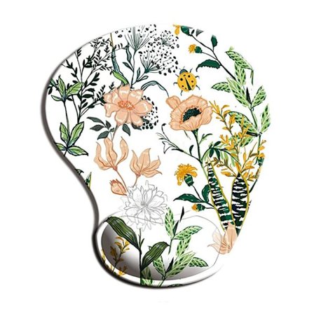 Ergonomisk musemåtte med håndledsstøtte, sødt design og skridsikker PU-base, velegnet til hjemmekontor, arbejde og studier, hvilket gør skrivningen 