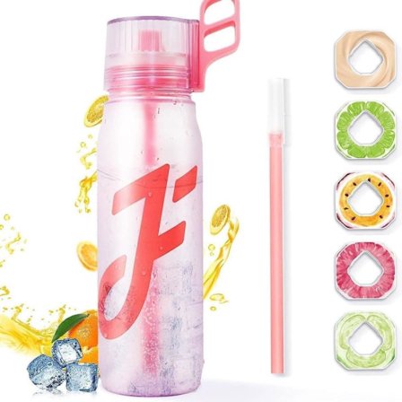 Air-Up Vandflaske 650ml – 5 Smagskapsler | Sukkerfri & Aromatisk | Gradient med Sugerør