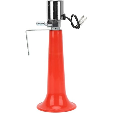 Universal Tyrkisk Fløjtehorn, 12v 24v Luft Horn Til Lastbiler 180db Rød Horn Formål 12v/24v Caravan Tryk Biler Suvs Motorcykler Tyrkisk Fløjtehorn