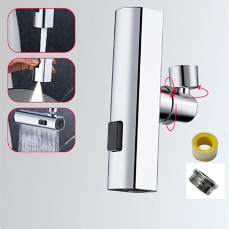 Vesiputous keittiöhana Roiskesuojattu hana 1 1