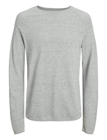 Jjehill Knit Crew Neck Noos Jack & J S Grey