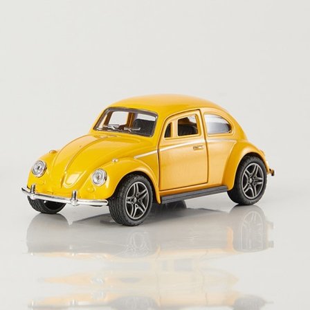 1:32 Retro Vintage Beetle Dra Tillbaka Bilmodell Leksak Barn Present Gul 1st Gul