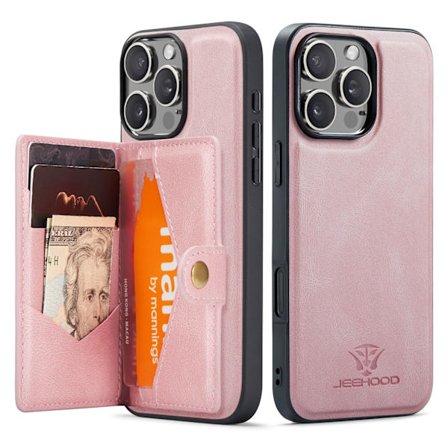 iPhone 16 Pro Max - Smidigt och Lyxigt Med Avtagbart Kortfack!