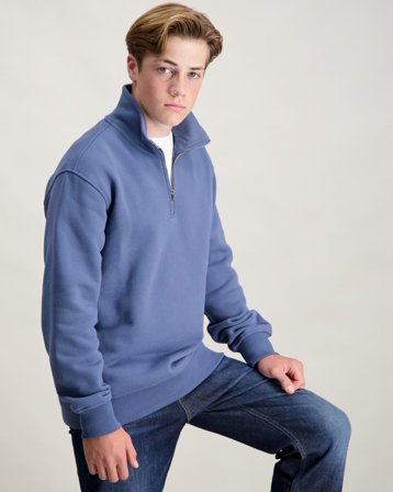 RYVLS Everyday Half Zip Blå Tröjor Kille - Kids Brand Store