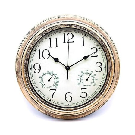 Dekorativt Klassisk Kvarts Ur Nostalgisk Væg Ur Uden Tikkende Lyd