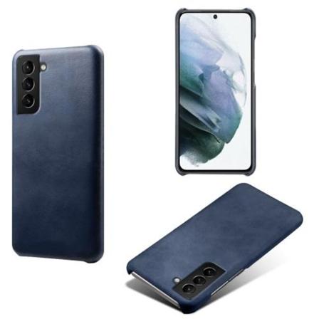 Samsung Galaxy S22 Skal Läderbelagt Blå