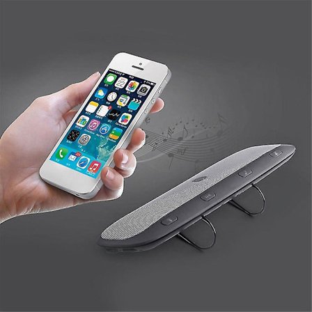 Ny Solskærm Bluetooth Bilkit Højttaler Håndfri Musik Afspilning