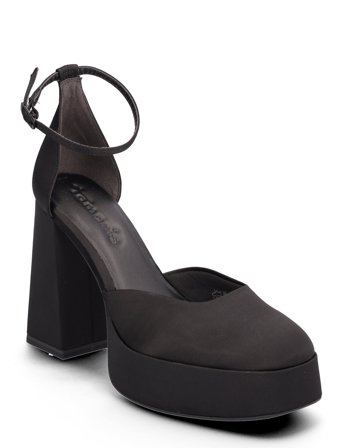 Women Court Sho Shoes Heels Pumps Classic Svart Tamaris*Betinget Tilbud