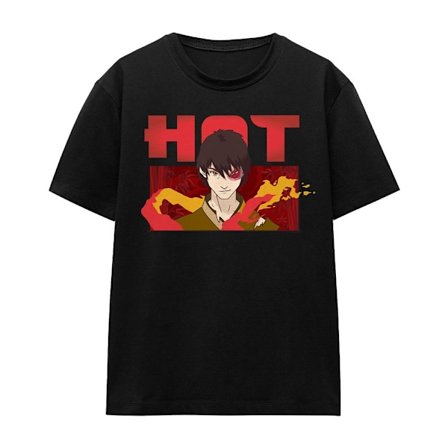 Avatar: The Last Airbender Unisex Vuxen Hot Zuko T-Shirt M Svart