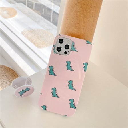 1 stk. Etui til iPhone 13Promax, Dinosaur blød silikone TPU stødsikker anti-ridse telefon etui cover skal til Apple iPhone 13 Promax