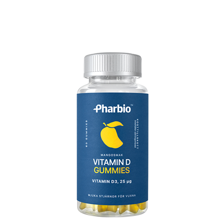 Pharbio D-Vitamin Gummies 60 Tuggkapsler