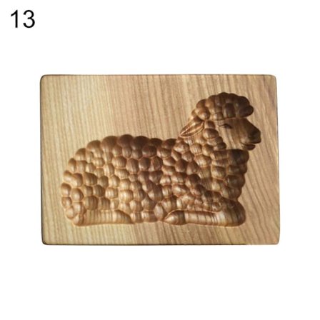 Keksimuotti Tukeva Helppo Irrotus Elintarvikelaatuinen 3D Hauskat Puiset Keksimuotit Jouluksi