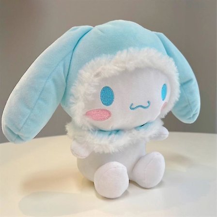 Kompatibilitet med Den nye 25 cm Sanrio Cartoon Kawaii kanelrulle Hund Plyschleksak Plyschdocka Heminredning Barns födelsedagspresent Cinnamoroll 25CM