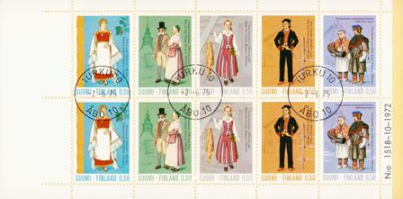 Finland 1972 - MICHEL MH6 - Stemplet hæfte