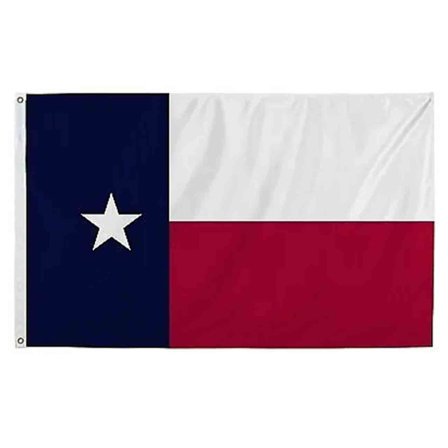Texas flag 3x5 ft broderet udendørs kraftig flag holdbar