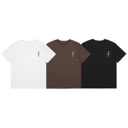 Travis Scott Cactus Jack Bogstavtryk Herre Og Dame Løs Kortærmet T-shirt Bomuld LGL