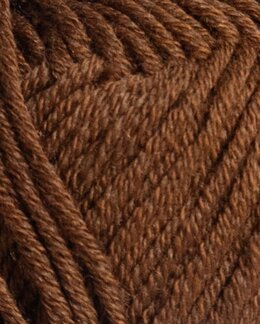 Garn Merino Bomull Braun