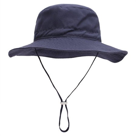 Baby solhat, 0-3 måneders baby solhat, baby solhat til piger, baby bucket hat, unisex, hovedomkreds 44-46 cm, Mørkeblå