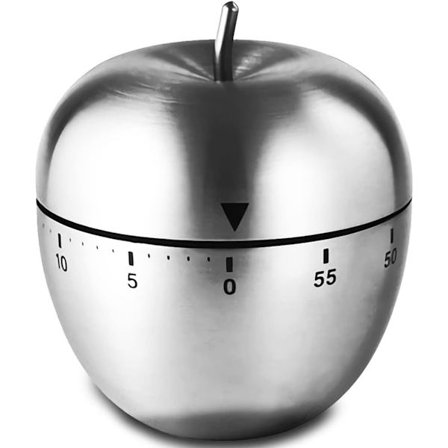 Köktimer Äppleformad Timer Manuell Mekanisk Rotationsalarm