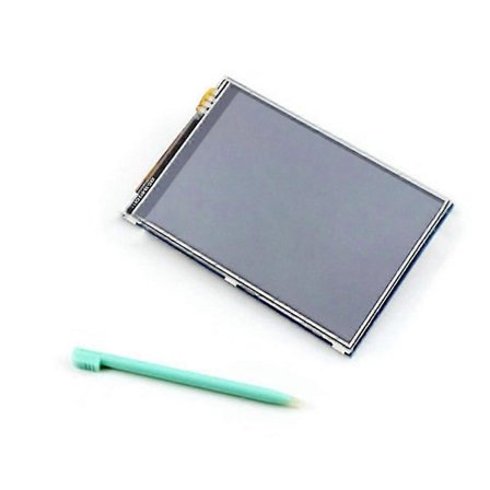 HD 3,5 tommers LCD berøringsskjerm med pekepenn for Raspberry Pi 3 Pi 2 Model B