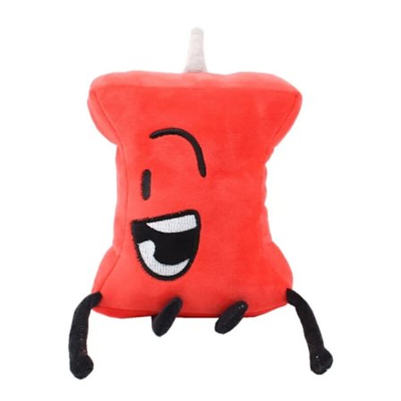 Fylld docka Bfdi Plushie Battle for Dream Island Plyschleksak Leafy Firey Coiny
