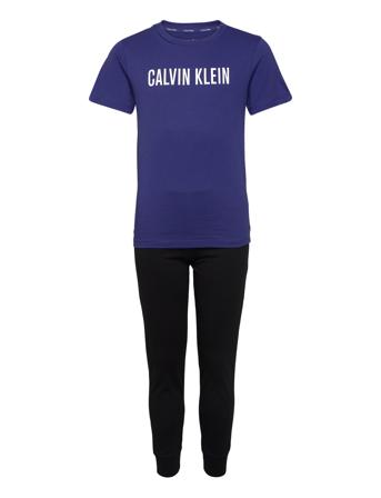 Knit Pj Set Pyjamassæt Navy Calvin Klein
