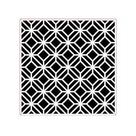 Präglingsmapp Plastplatta DIY Papper Scrapbooking Präglad Utskriftsklämma