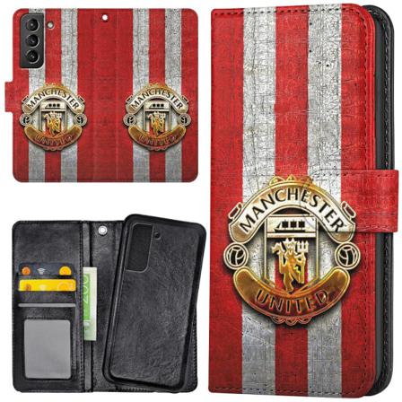 Samsung Galaxy S22 Plus - Plånboksfodral/Skal Manchester United multifärg