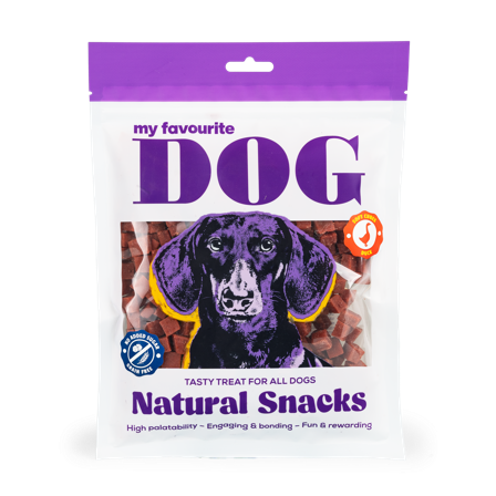 My favourite DOG - Dog Duck Cube ́s, 0,5 cm, 400 g - Hund - Hundegodbiter & tyggebein - Belønningsgodbiter for hund - ZOO.no