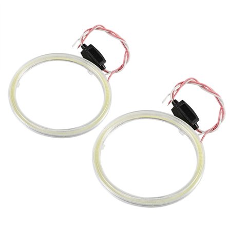 Auto Halo-ringer for oppgradering av kjøretøy, COB LED Angel Eyes Halo-ring med god varmeavledning og vanntett kapsling, hvit LED DRL-lampe som sikrer