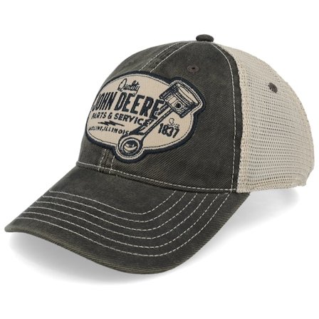 John Deere - Grigio trucker Cappellino - Chan & Mesh Grey/Beige Dad Cap Trucker @ Hatstore