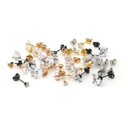 Øreringe i rustfrit stål 1 stk.