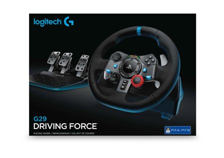 Logitech G29 Driving Force - Hjul- og pedalsett - kablet - for Sony PlayStation 3, Sony PlayStation 4