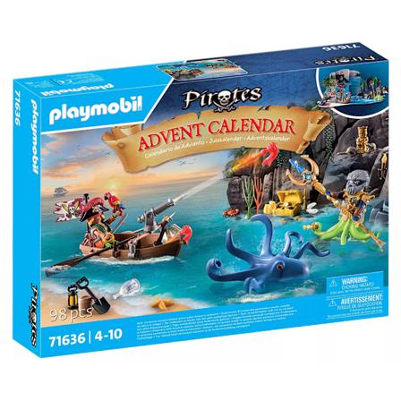 Adventskalender Playmobil - Pirates med 24 piratfyldte overrask