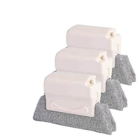 3 stk. Beige Vinduesrille Rengøringsbørste Hjørner Sprækker