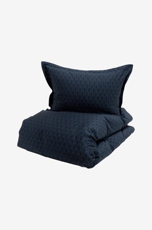 Borås Cotton - Bäddset Betty - Blå - Påslakanset - 230X220 - Från Homeroom
