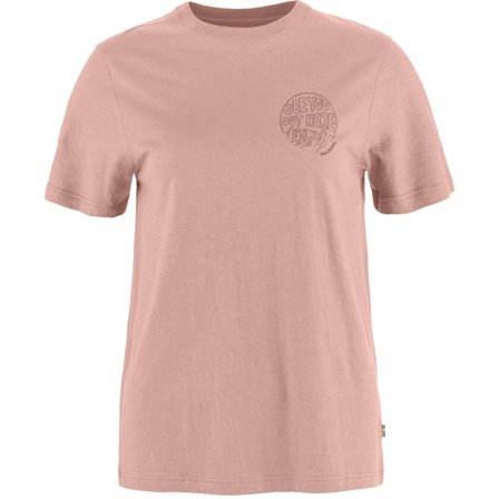Fjällräven Hemp Blend Out Here T-Chemise XL - female - Chalk Rose - T-Chemises & tank Hauts