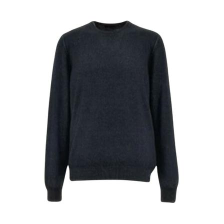 Fay Round-neck Stickat blå, Herr Stickade tröjor, Herr, Storlek: 2XL