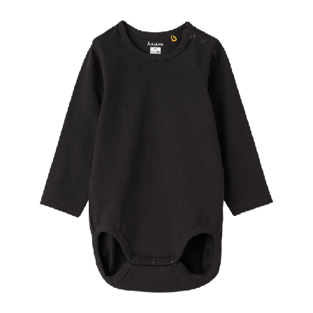 Åhléns Långärmad body i ekologisk bomull Bodies & set Svart 62