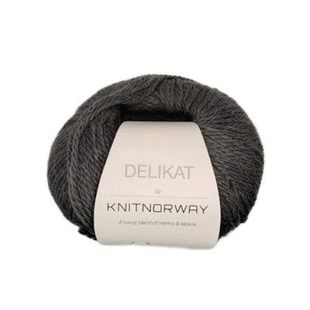 Knit Norway Garn Delikat Dark-Grey 513, 50g