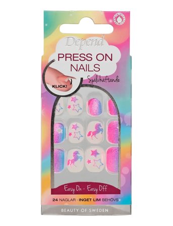 Depend Cosmetic Press On Nails Horse - Nude - ONE SIZE