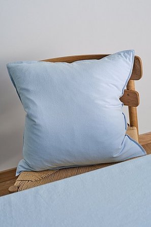 Jotex - Kissenbezug Aus Leinen-mix 50x50 Cm Blau - LINUS - Kaufe Dekokissen und Kissenbezüge bei Jotex