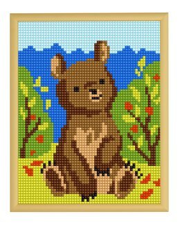 Stramin Bärenjunges - Collection D'Art