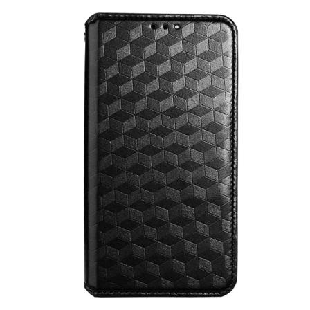 Läderfodral För Iphone 13 Mini Svart Magnetisk Clamshell Med